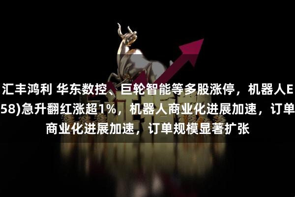 汇丰鸿利 华东数控、巨轮智能等多股涨停,机器人ETF南方(159258)急升翻红涨超1%,机器人商业化进展加速,订单规模显著扩张